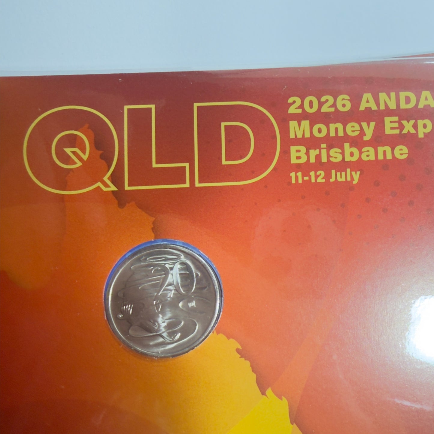 2026 ANDA Money EXPO Brisbane - QLD Privy Mark 20c - 600 Mintage