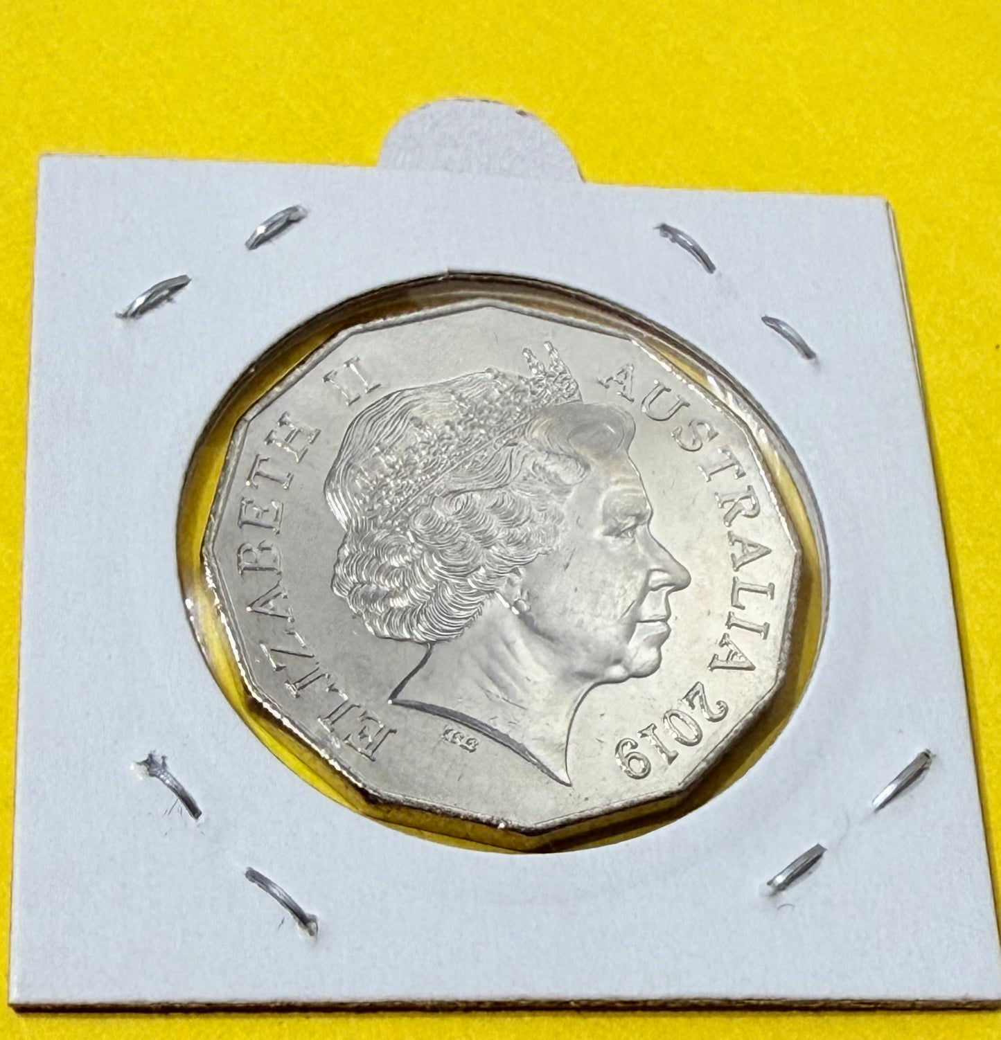 2019 50 Cent Coin - Uncirculated - Indigenous Languages - comes in 2x2