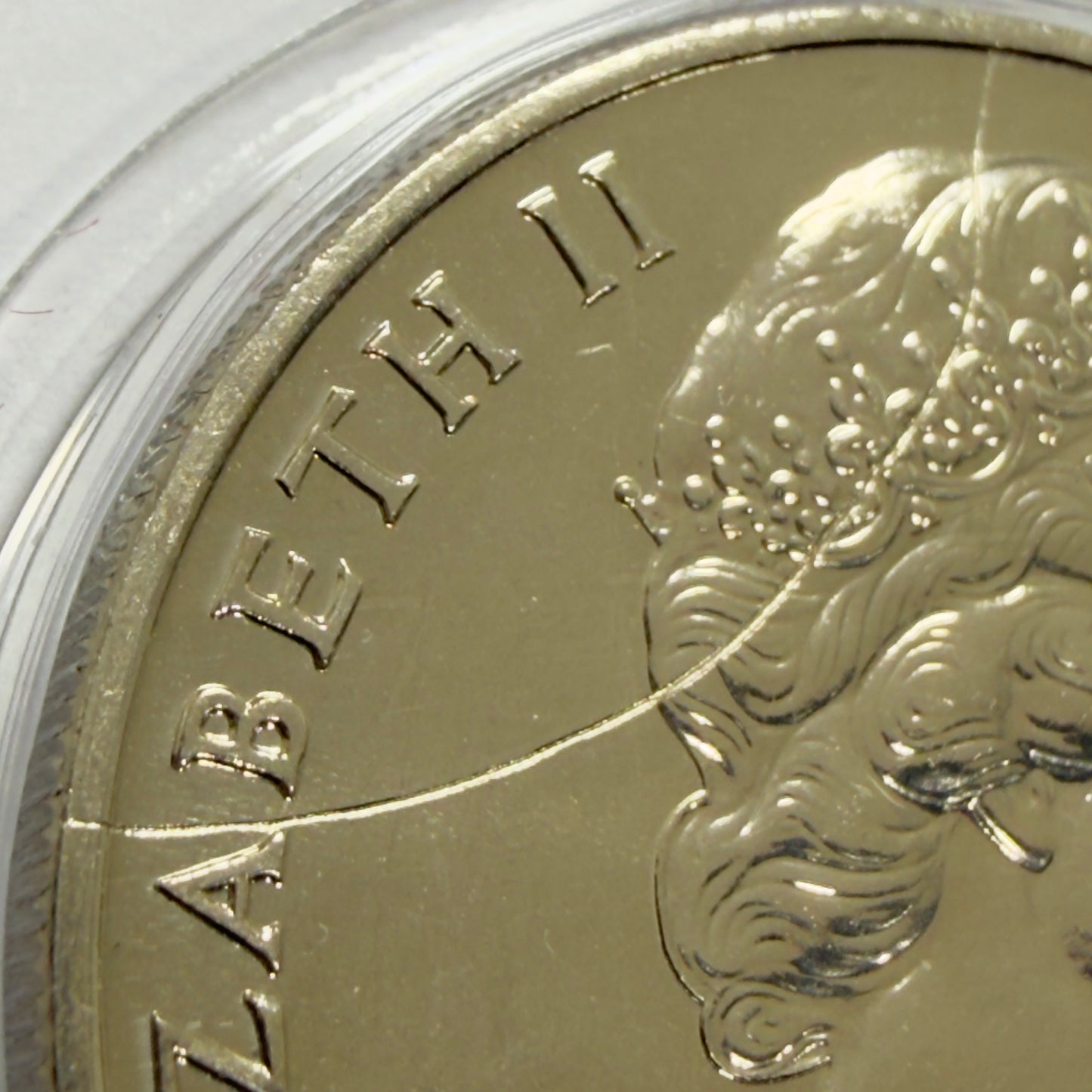 1983 20 Cent Error Coin - Choice Uncirculated-Gem UNC - Struck Through Error