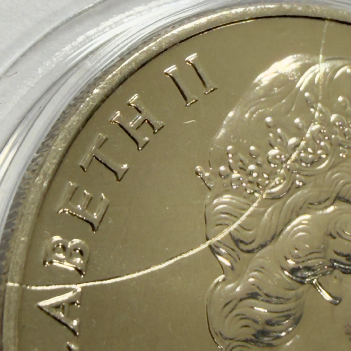 1983 20 Cent Error Coin - Choice Uncirculated-Gem UNC - Struck Through Error