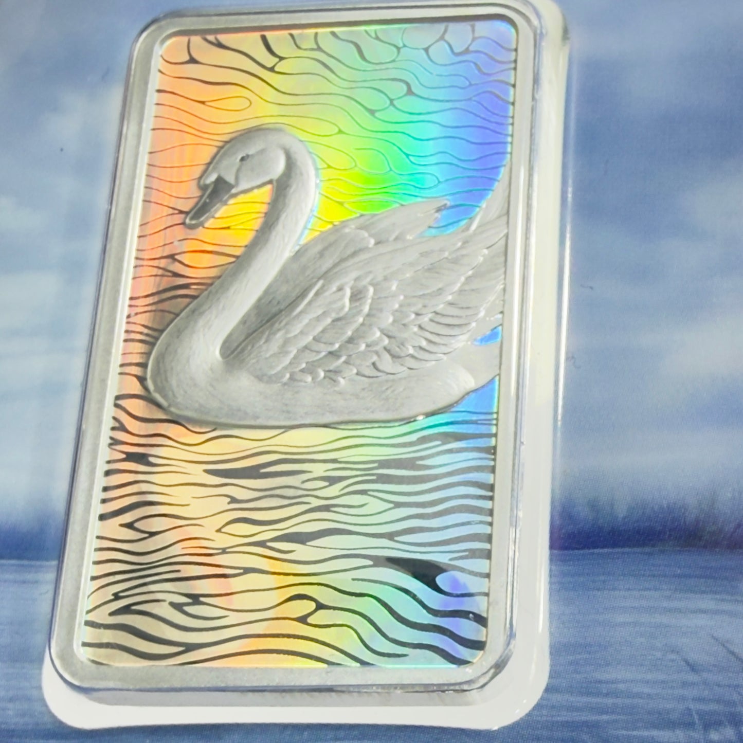 2026 Wings of Wonder - 1 Oz Hologram Bar - #262 of Only 333 Minted - Swan Guardian of Grace