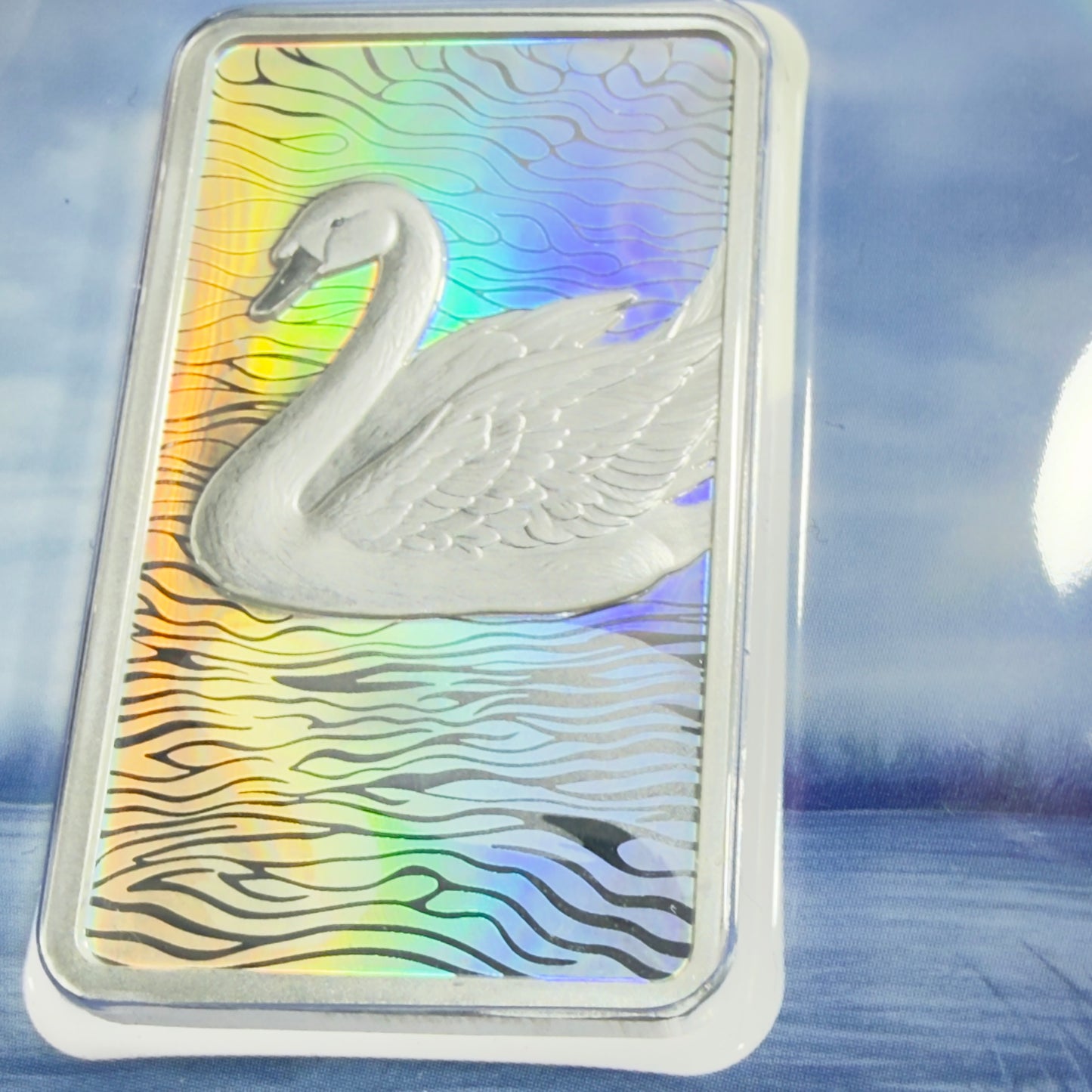 2026 Wings of Wonder - 1 Oz Hologram Bar - #262 of Only 333 Minted - Swan Guardian of Grace