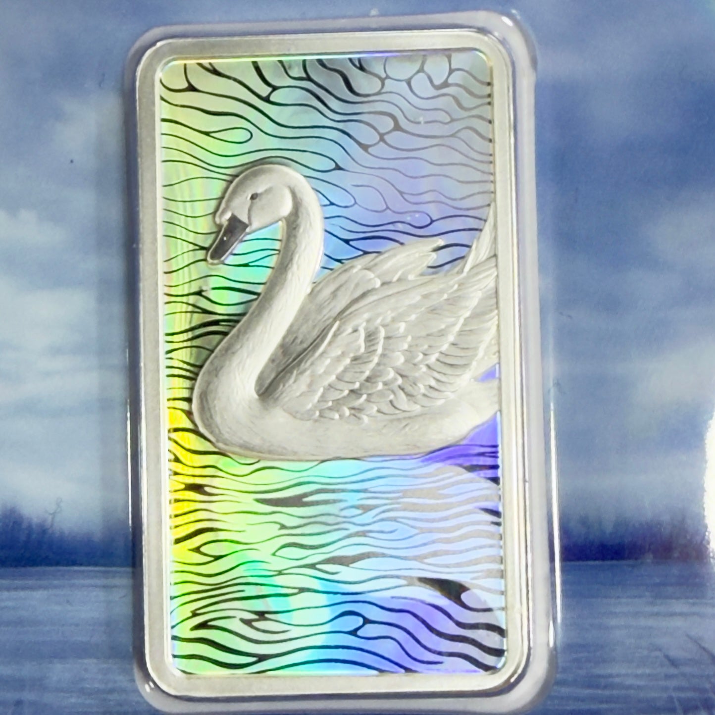 2026 Wings of Wonder - 1 Oz Hologram Bar - #262 of Only 333 Minted - Swan Guardian of Grace