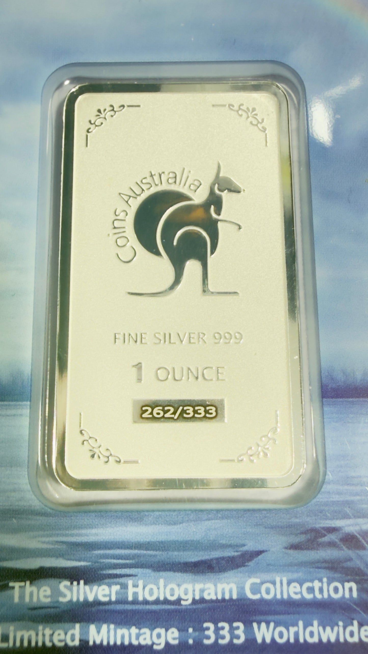 2026 Wings of Wonder - 1 Oz Hologram Bar - #262 of Only 333 Minted - Swan Guardian of Grace