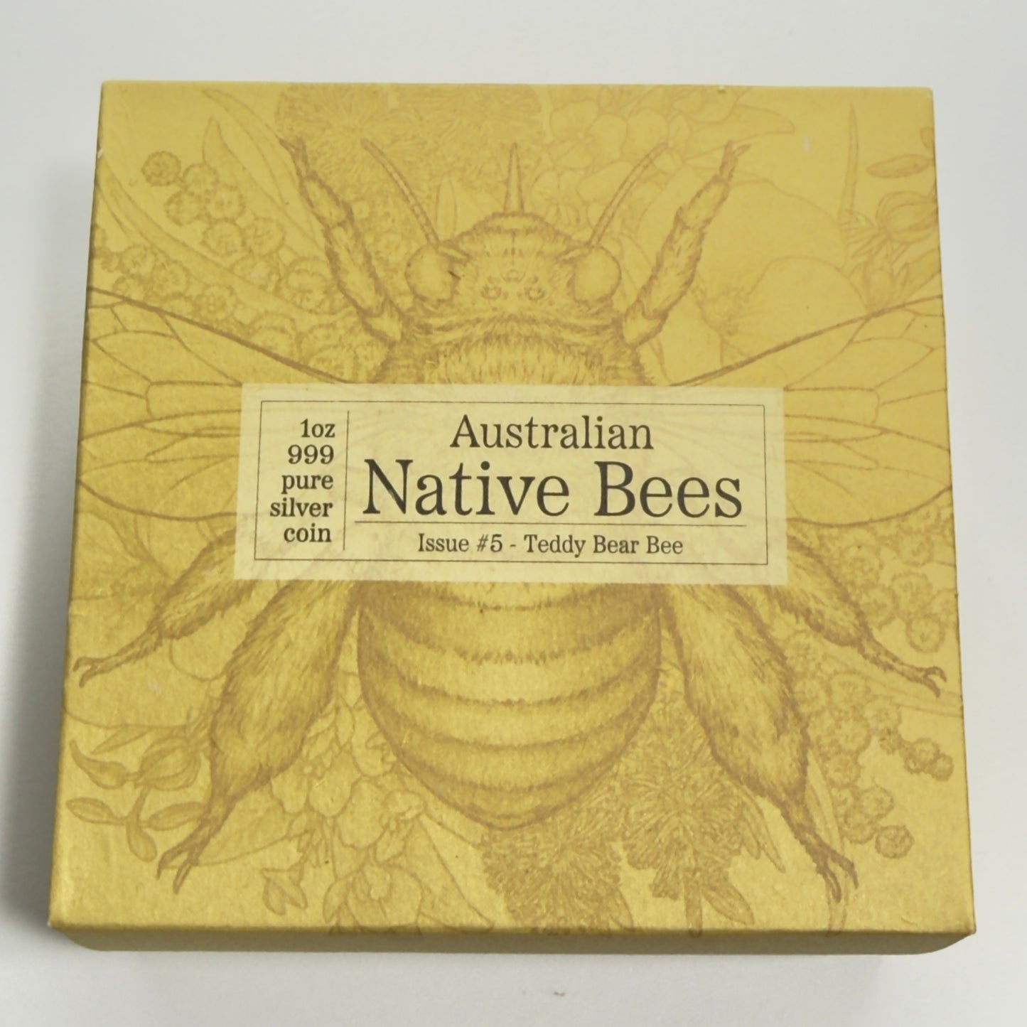 2026 Australian Native Bees "Teddy Bear Bee" 1 Oz Silver Proof Hologram Coin