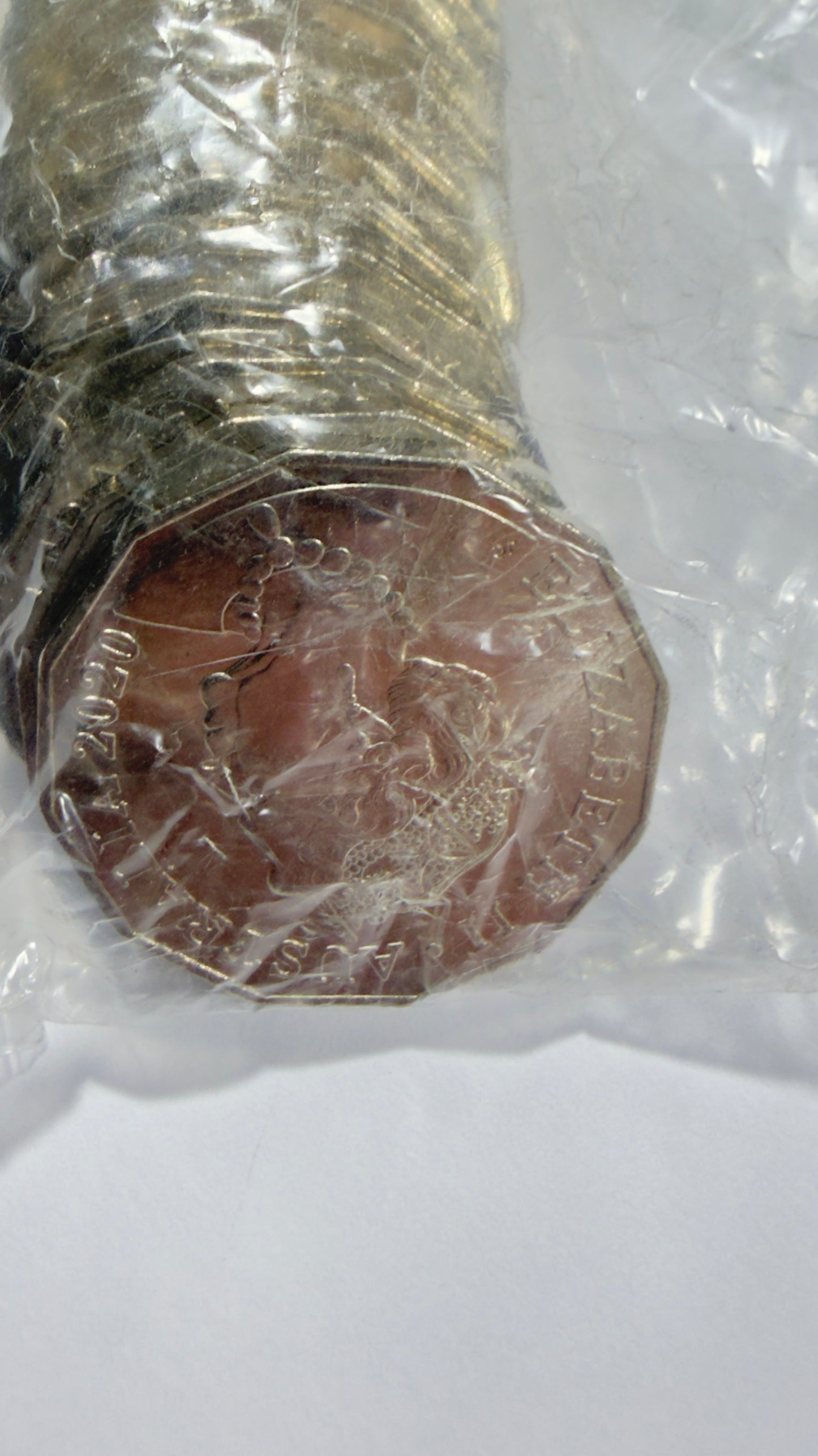 2020 50 Cent Coin - Uncirculated - Low Mintage - 1.08 Million - Comes In 2x2