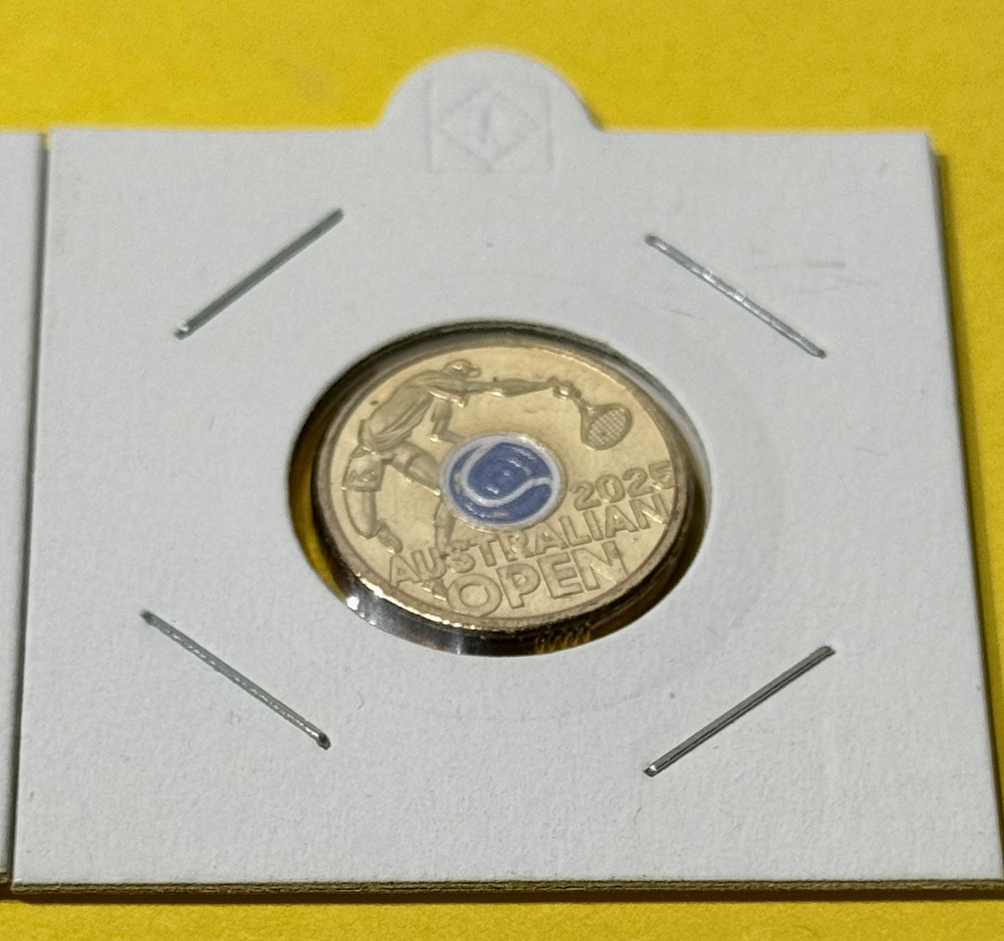 2025 $2 Coin - Coloured Australian Open Pair - Uncirculated in 2x2