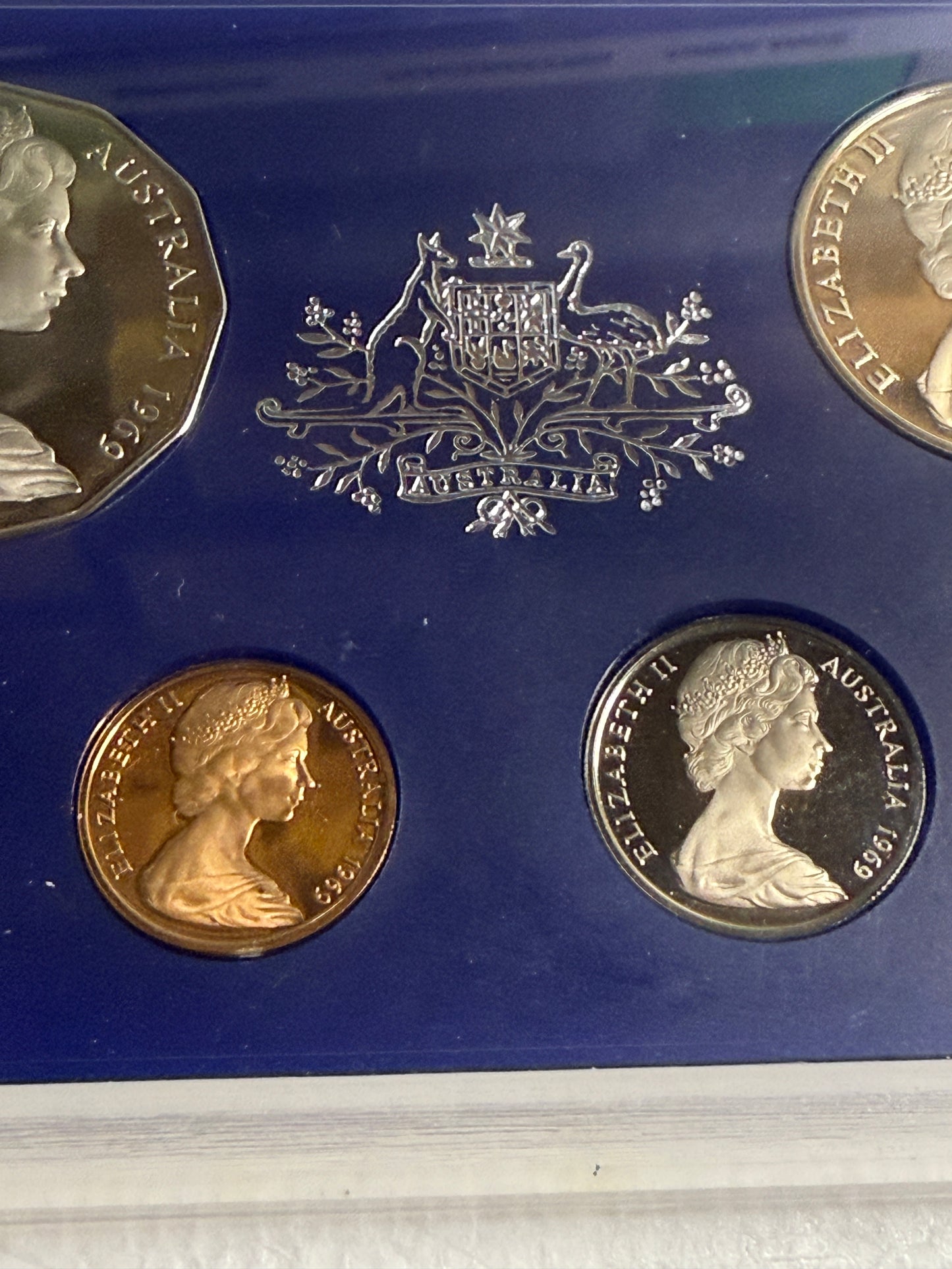 1969 Australian PROOF Set - with cert and Foam - New Age Numismatics