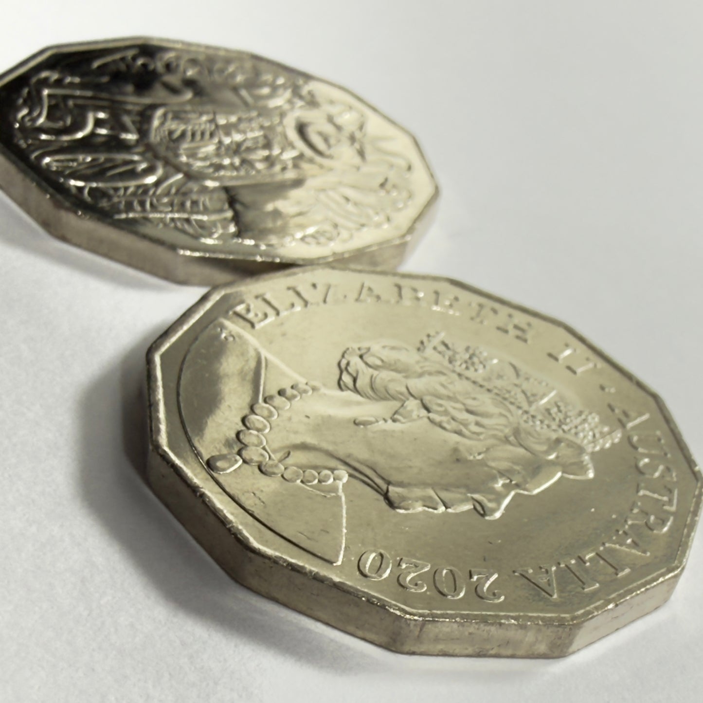 2020 50 Cent Coin - Uncirculated - Low Mintage - 1.08 Million - Comes In 2x2