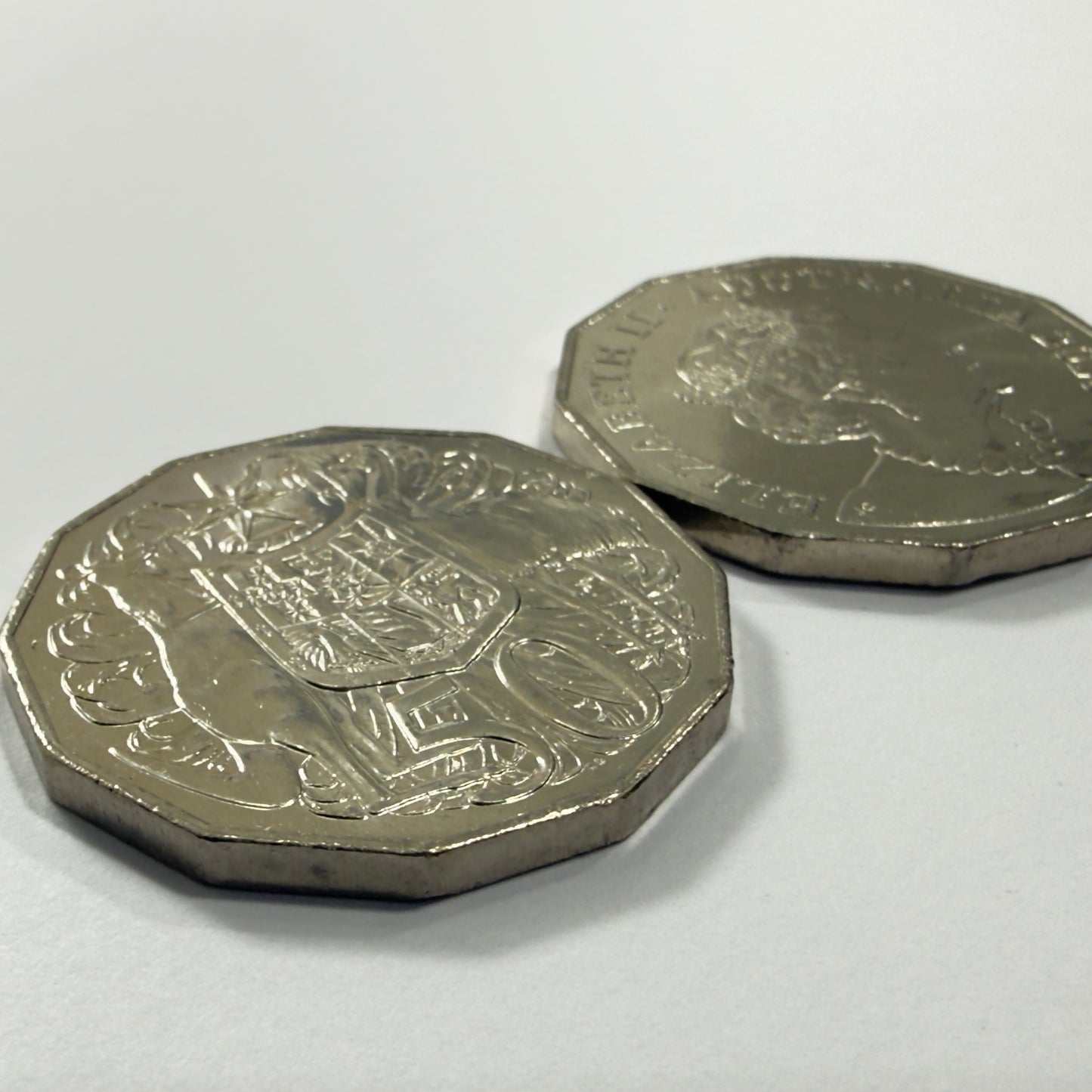 2020 50 Cent Coin - Uncirculated - Low Mintage - 1.08 Million - Comes In 2x2