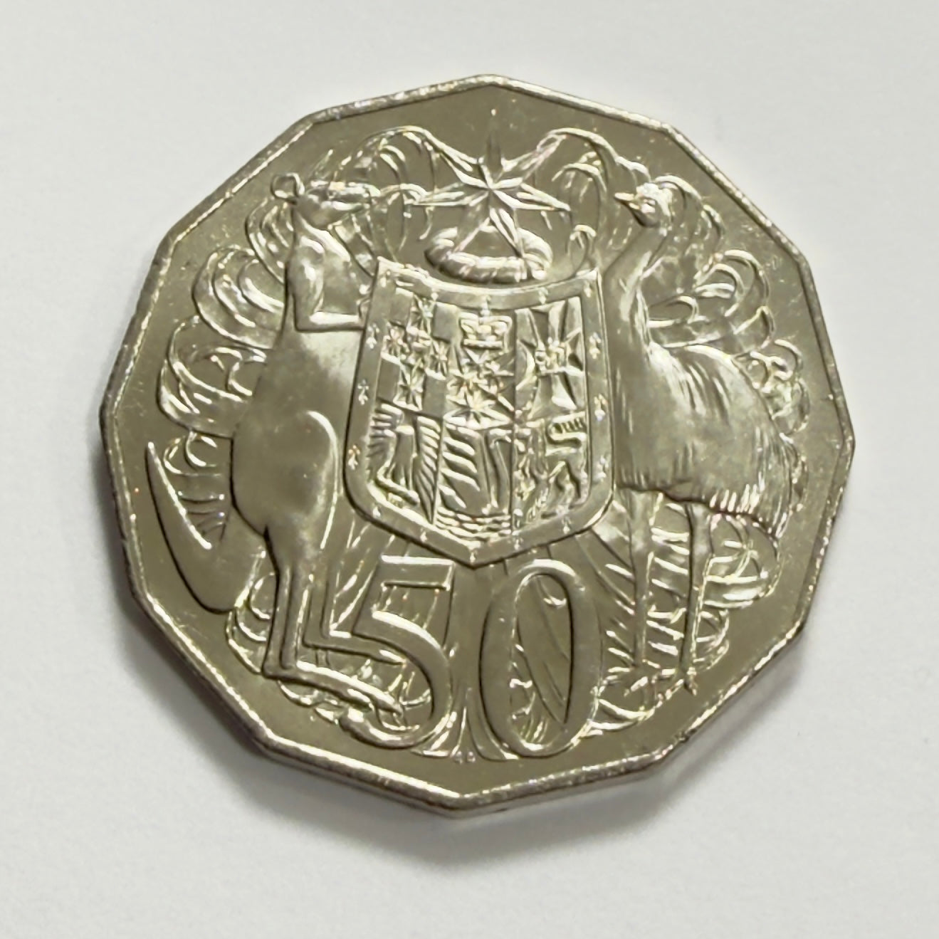 2020 50 Cent Coin - Uncirculated - Low Mintage - 1.08 Million - Comes In 2x2