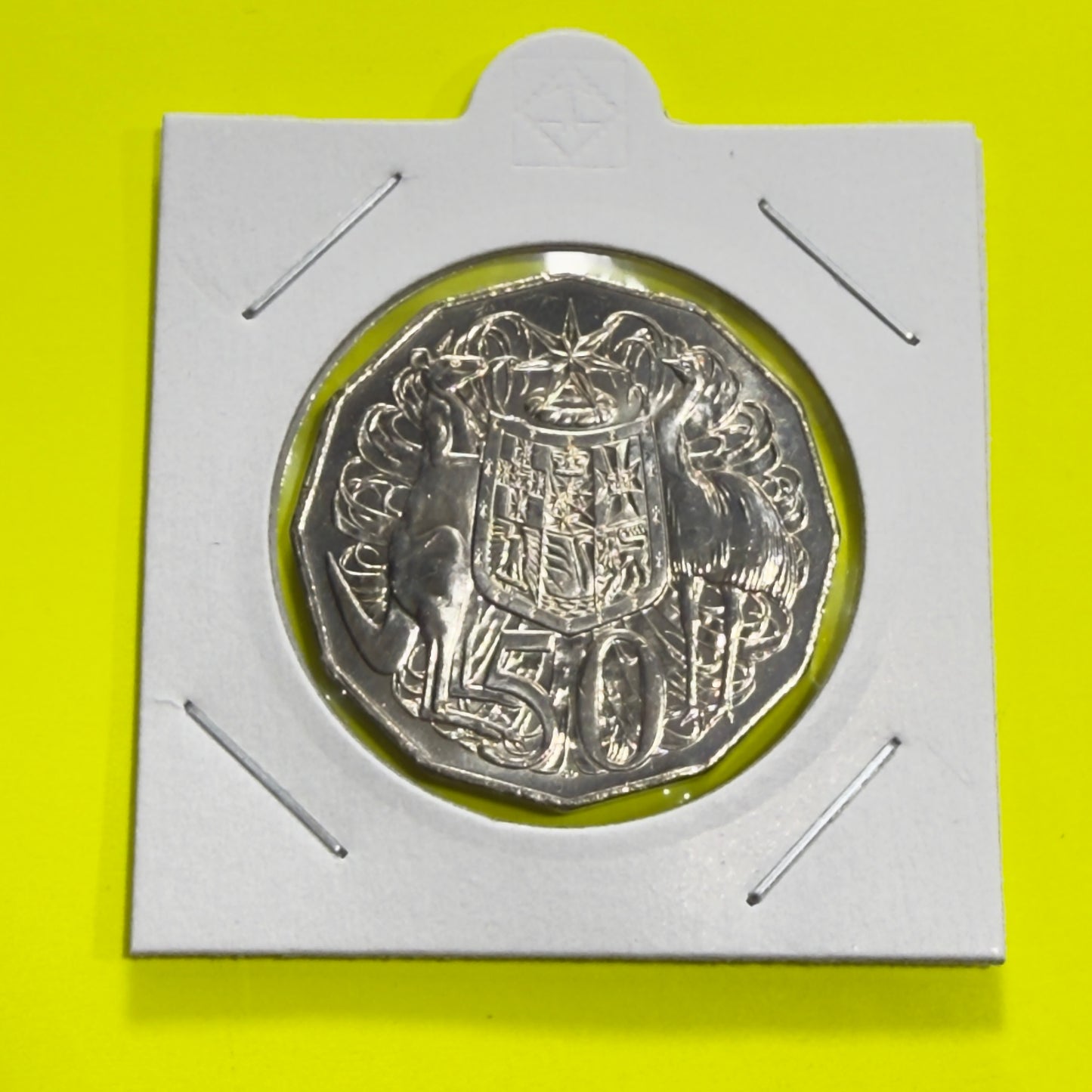 2020 50 Cent Coin - Uncirculated - Low Mintage - 1.08 Million - Comes In 2x2