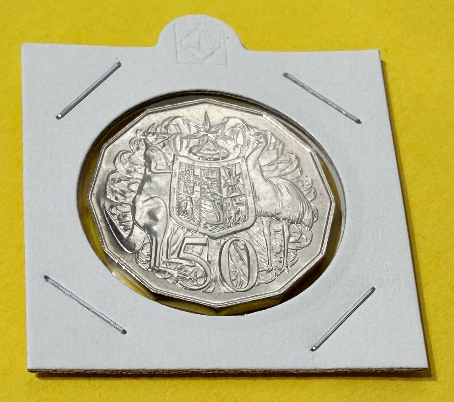 1985 50 Cent Coin - Uncirculated 50c - Ex Mint Set -Low Mintage 1 Mil - UNC