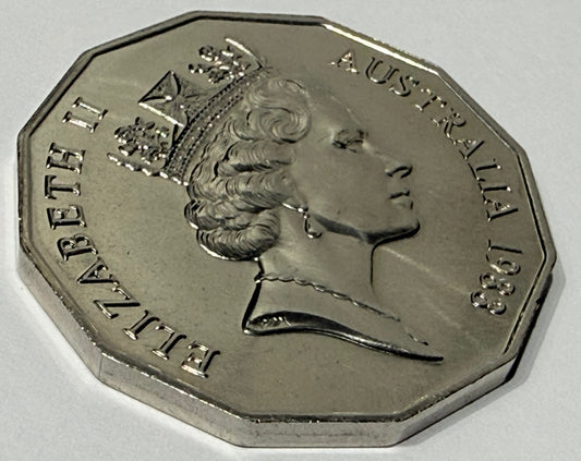 1988 50 Cent Coin - Bicentennial Tall Ships - Uncirculated - comes in 2x2