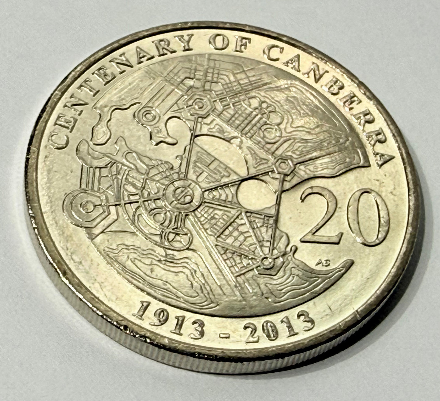 2013 20 Cent Coin - Centenary of Canberra - Uncirculated - Comes in 2x2