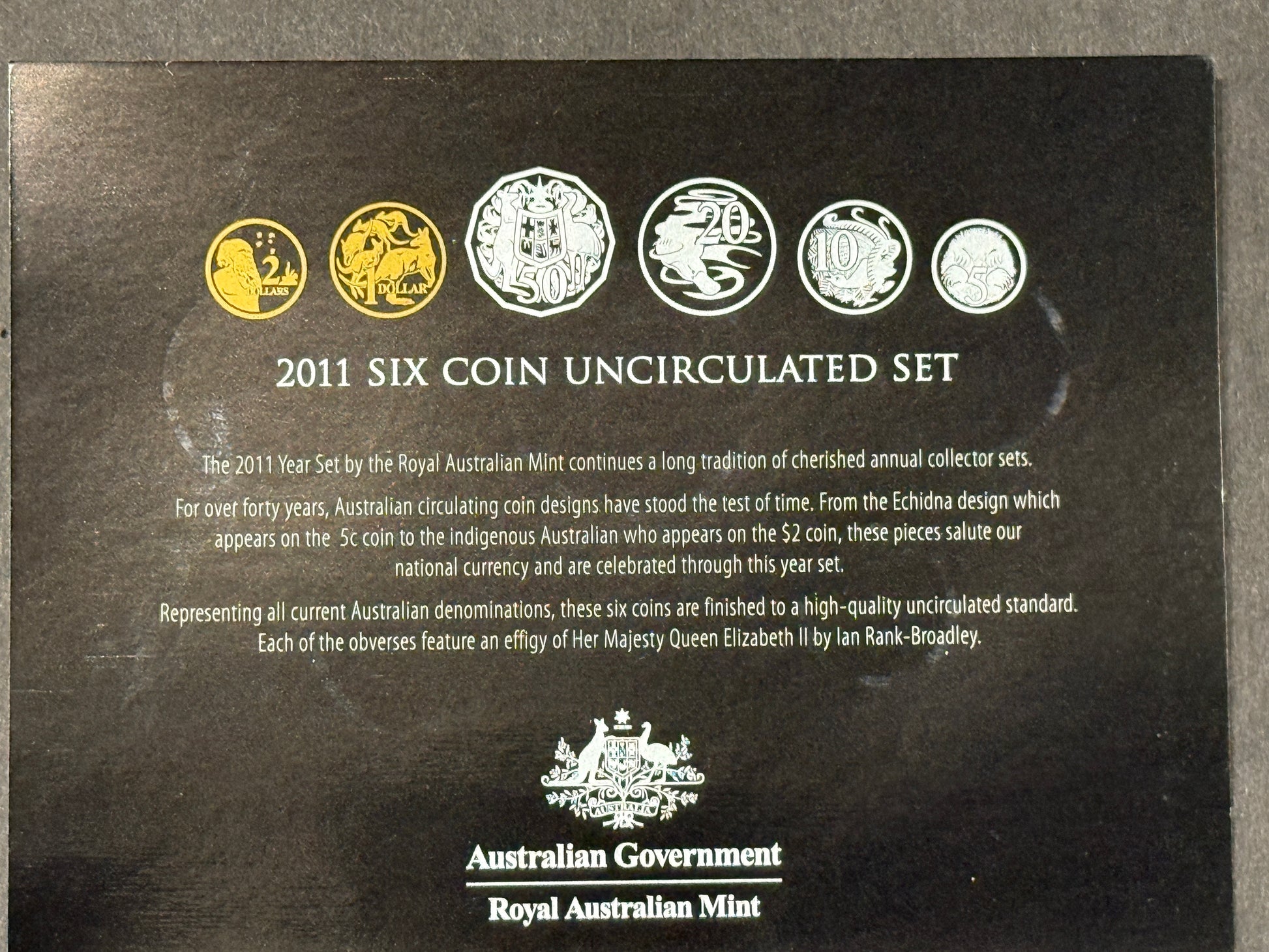 2011 Six Coin Uncirculated Set Berlin World Money Fair Release - New Age Numismatics