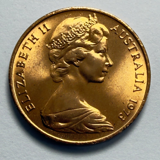 1973 2 Cent Coin - Uncirculated - Two Cent 2c - ex RAM Roll - comes in 2x2