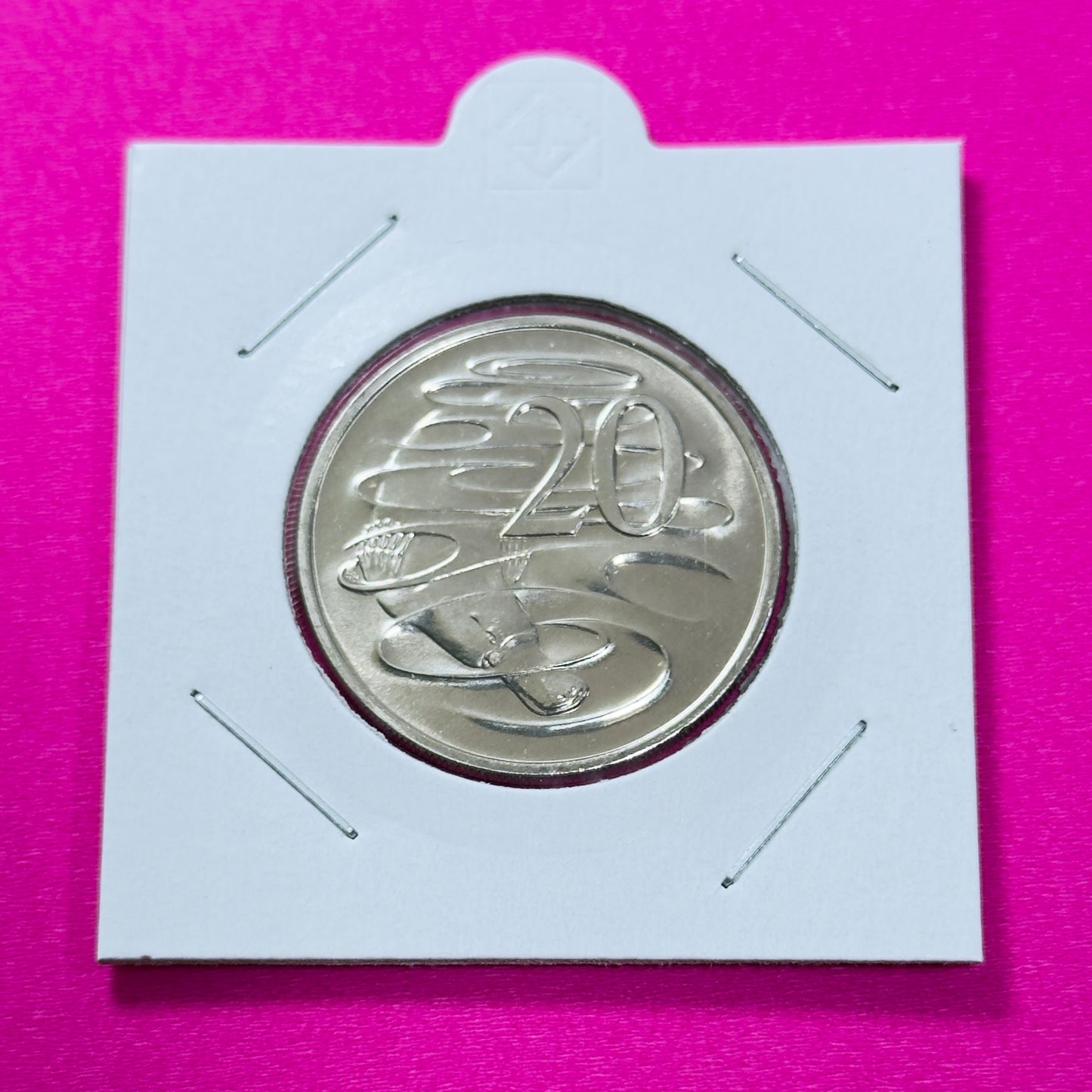 1985 20 Cent Coin - Uncirculated -  Ex Mint Set 20c - comes In 2x2