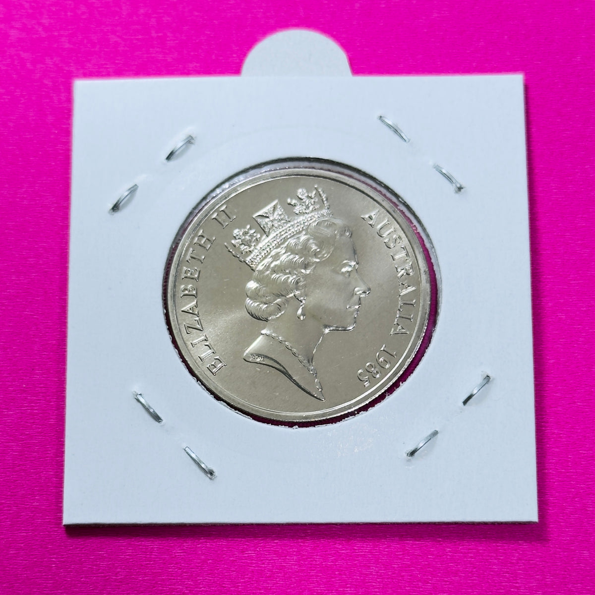 1985 20 Cent Coin - Uncirculated -  Ex Mint Set 20c - comes In 2x2