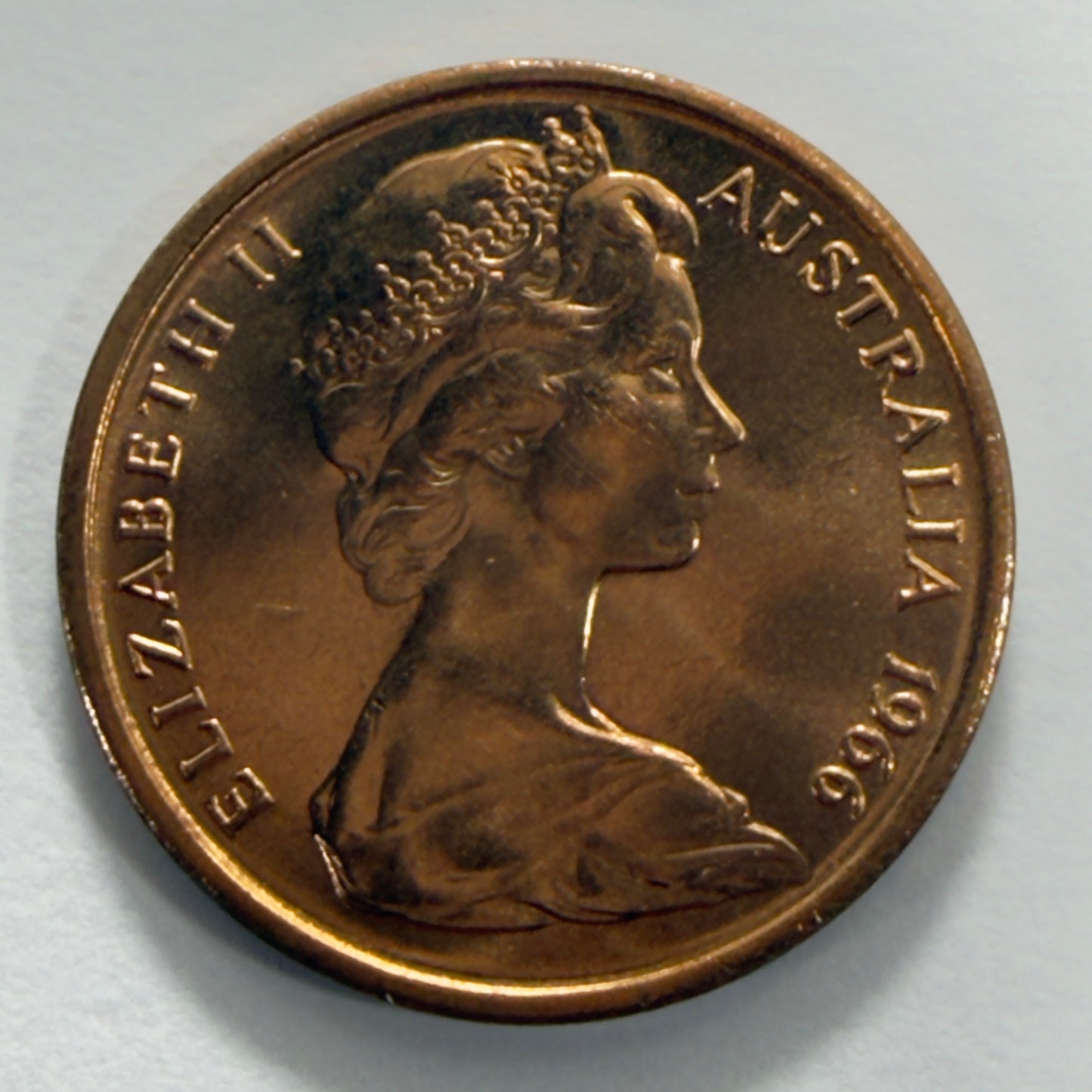 1966 1 Cent Coin - Uncirculated - Ex RAM Roll - One Cent 1c - comes In 2x2