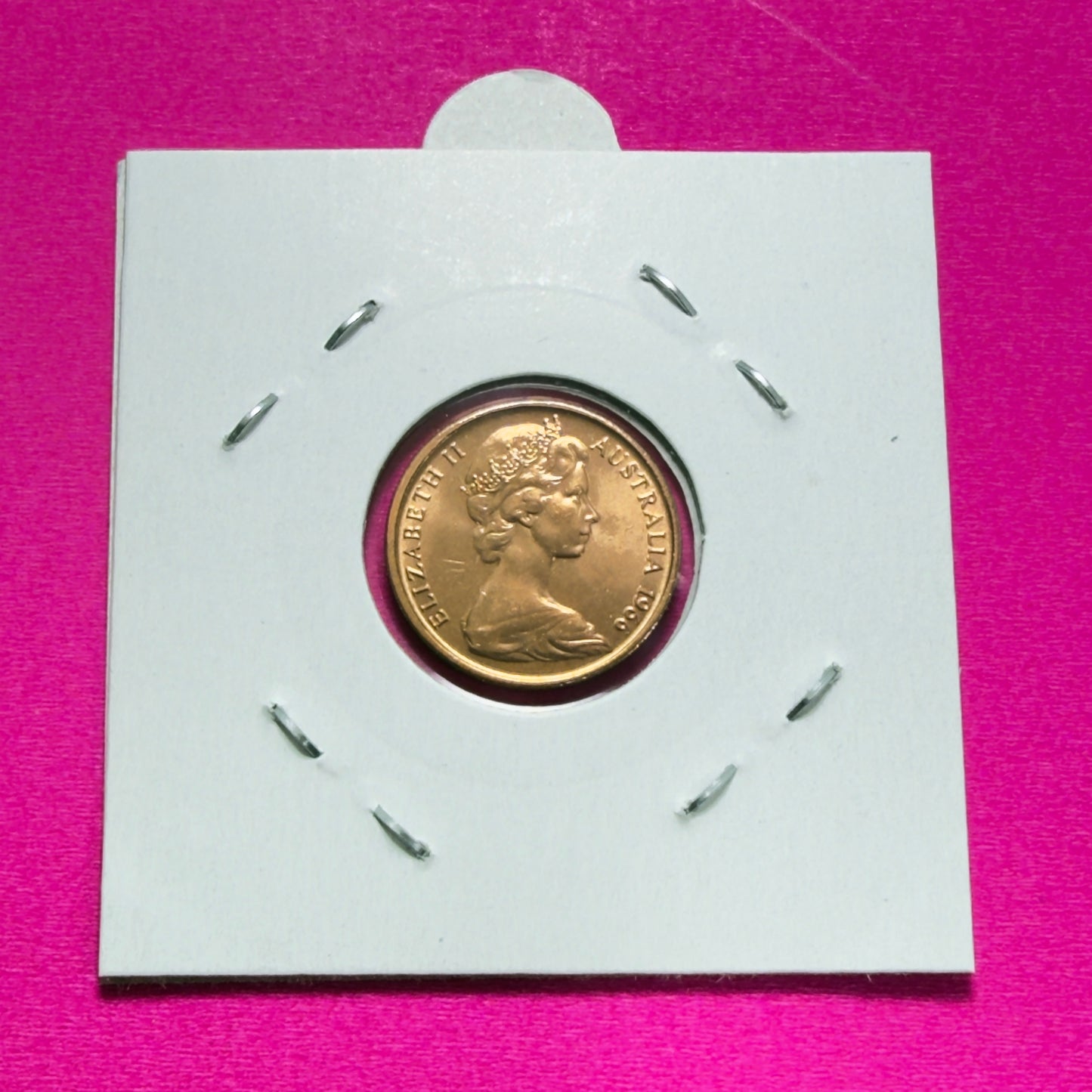 1966 1 Cent Coin - Uncirculated - Ex RAM Roll - One Cent 1c - comes In 2x2