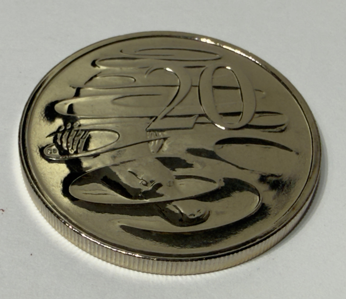 2011 20 Cent Coin - Choice Uncirculated - ex mint set - Platypus - comes in 2x2