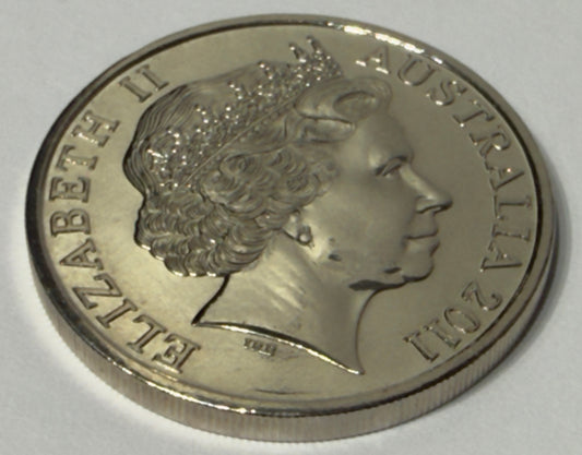 2011 20 Cent Coin - Choice Uncirculated - ex mint set - Platypus - comes in 2x2