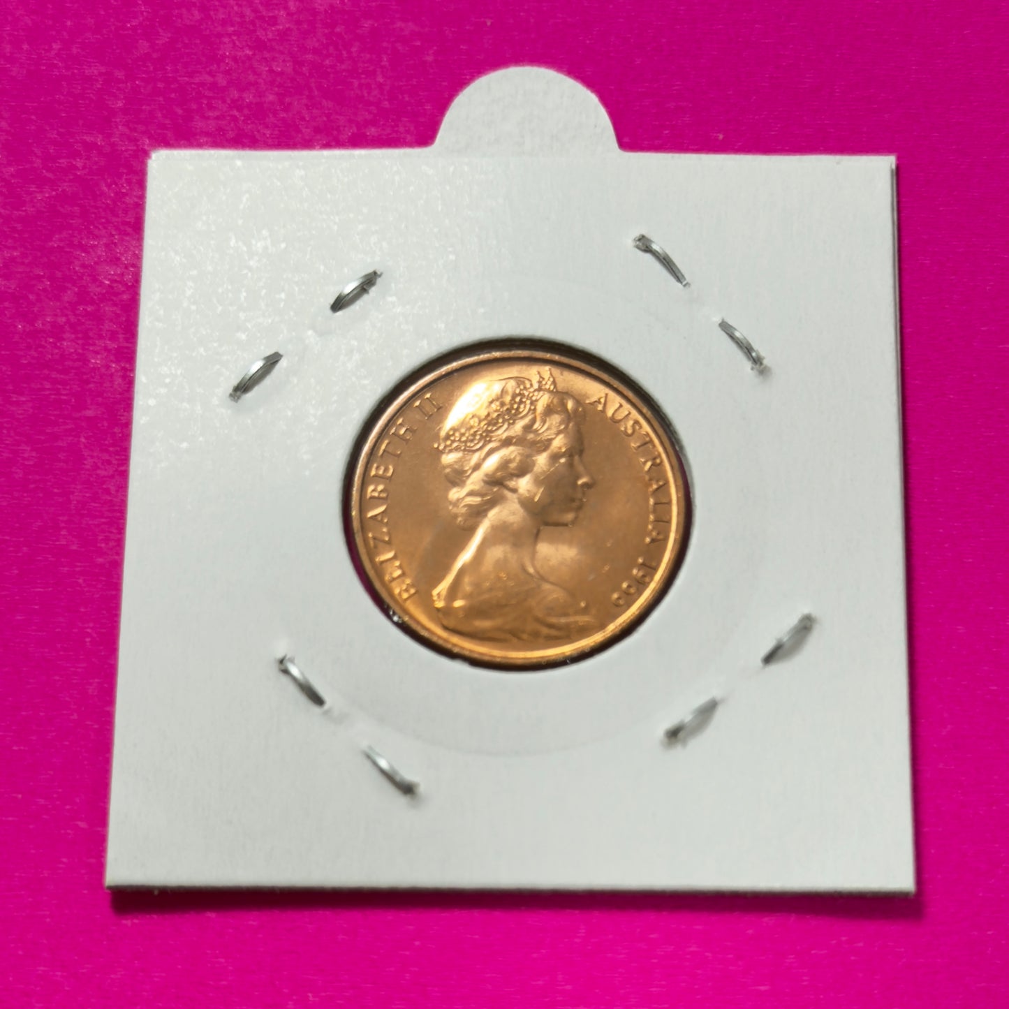 1966 2 Cent Coin - Uncirculated - Two Cent ex RAM Roll 2c - comes in 2x2
