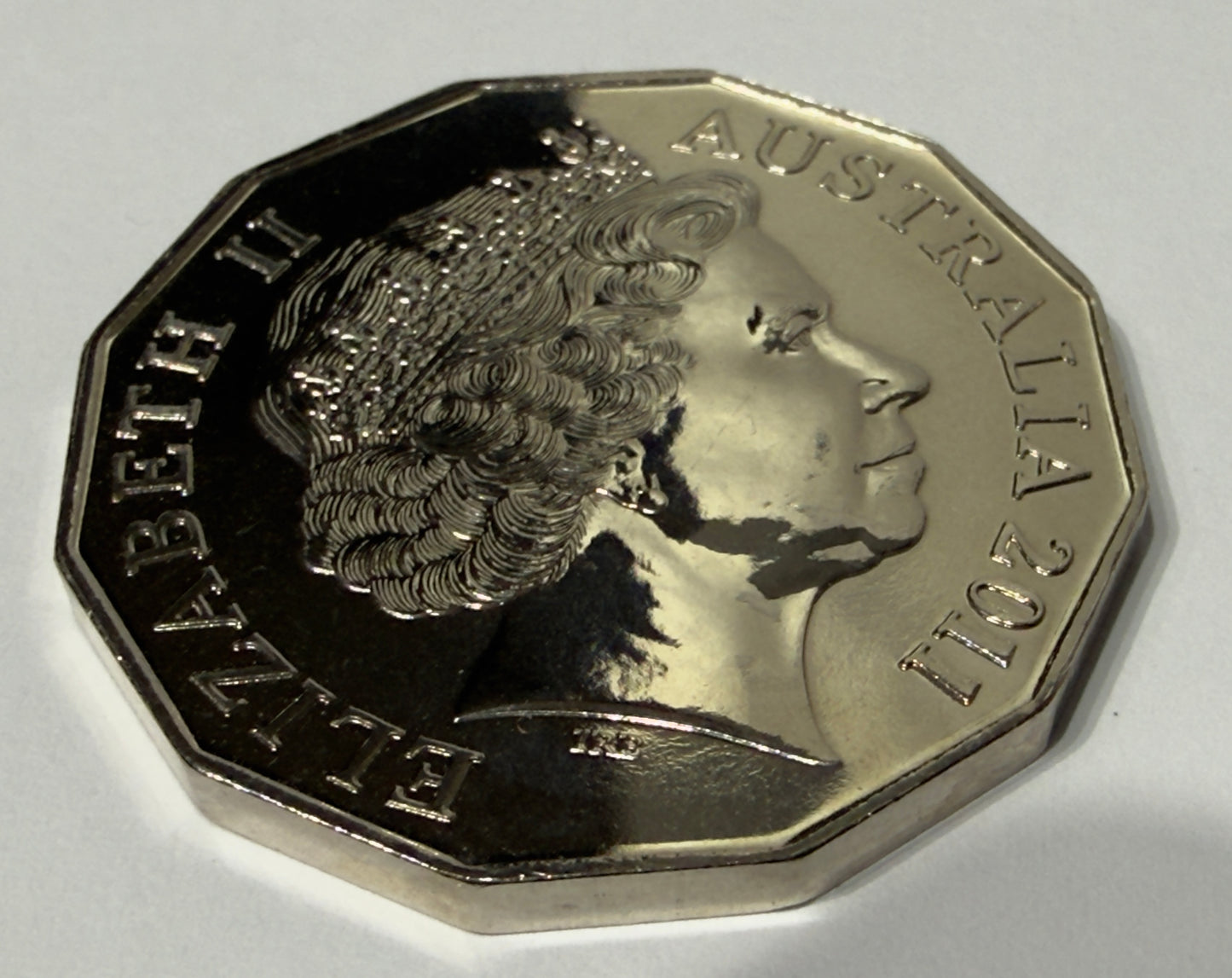 2011 50 Cent Coin - Choice Uncirculated - ex mint set coin - comes in 2x2
