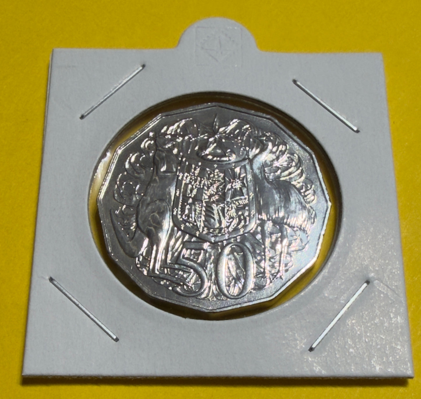 2011 50 Cent Coin - Choice Uncirculated - ex mint set coin - comes in 2x2