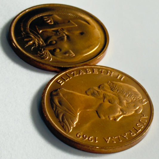 1969 1 Cent Coin - Uncirculated - One Cent 1c - Ex RAM Roll - Comes In 2x2