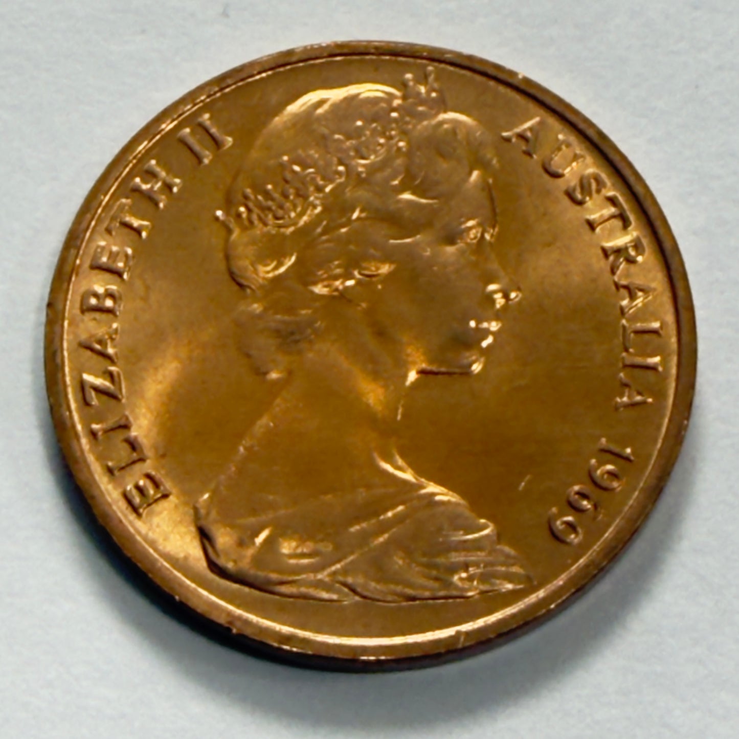 1969 1 Cent Coin - Uncirculated - One Cent 1c - Ex RAM Roll - Comes In 2x2