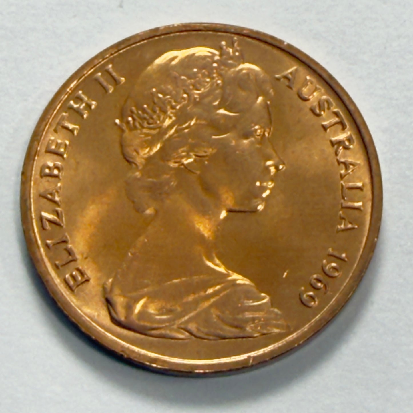 1969 1 Cent Coin - Uncirculated - One Cent 1c - Ex RAM Roll - Comes In 2x2