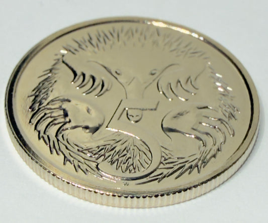 2011 5 Cent Coin - Choice Uncirculated - ex mint set coin - comes in 2x2