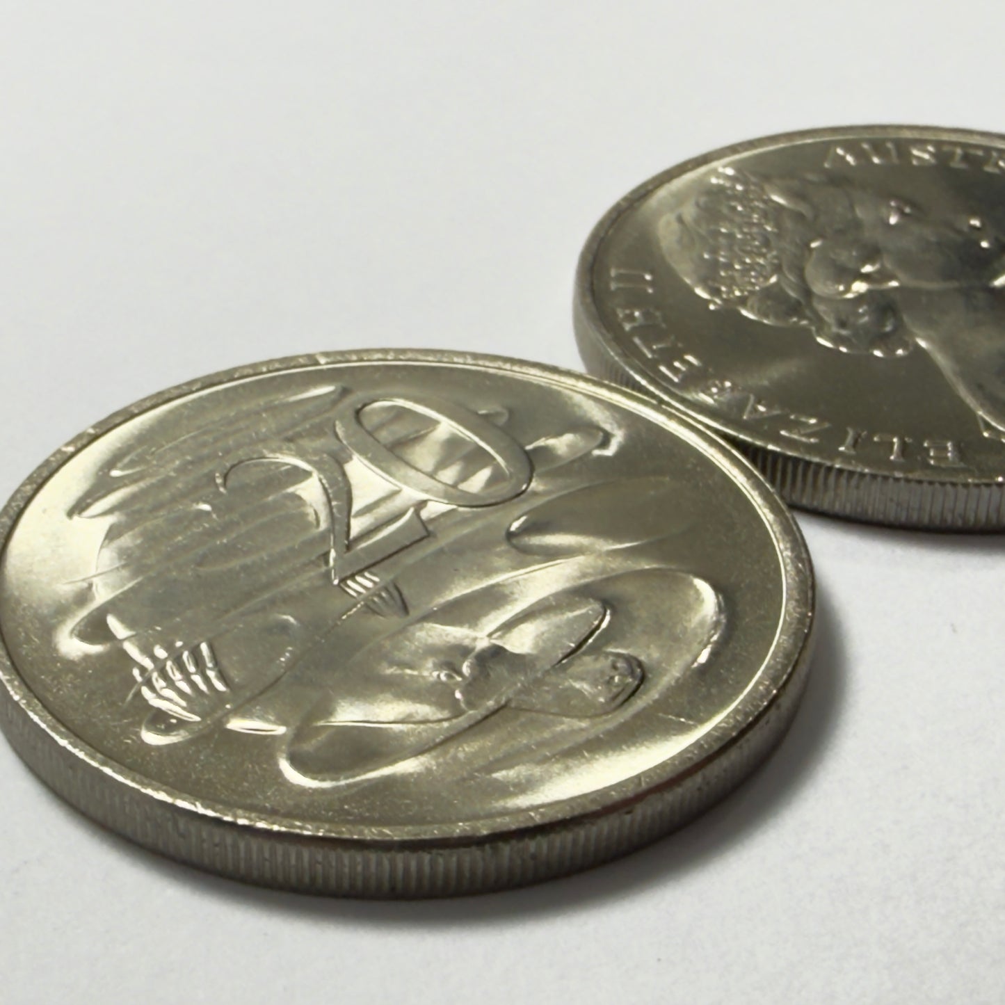 1981 20 Cent Coin - Uncirculated - Twenty Cent 20c - Ex RAM Roll - in 2x2