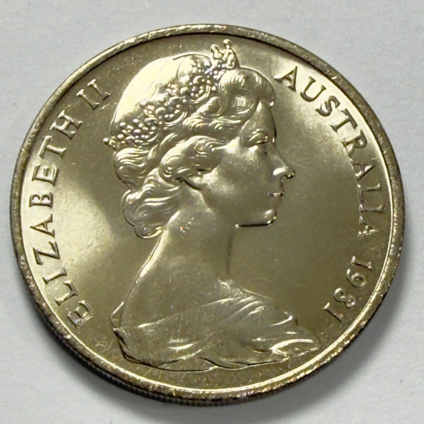 1981 20 Cent Coin - Uncirculated - Twenty Cent 20c - Ex RAM Roll - in 2x2
