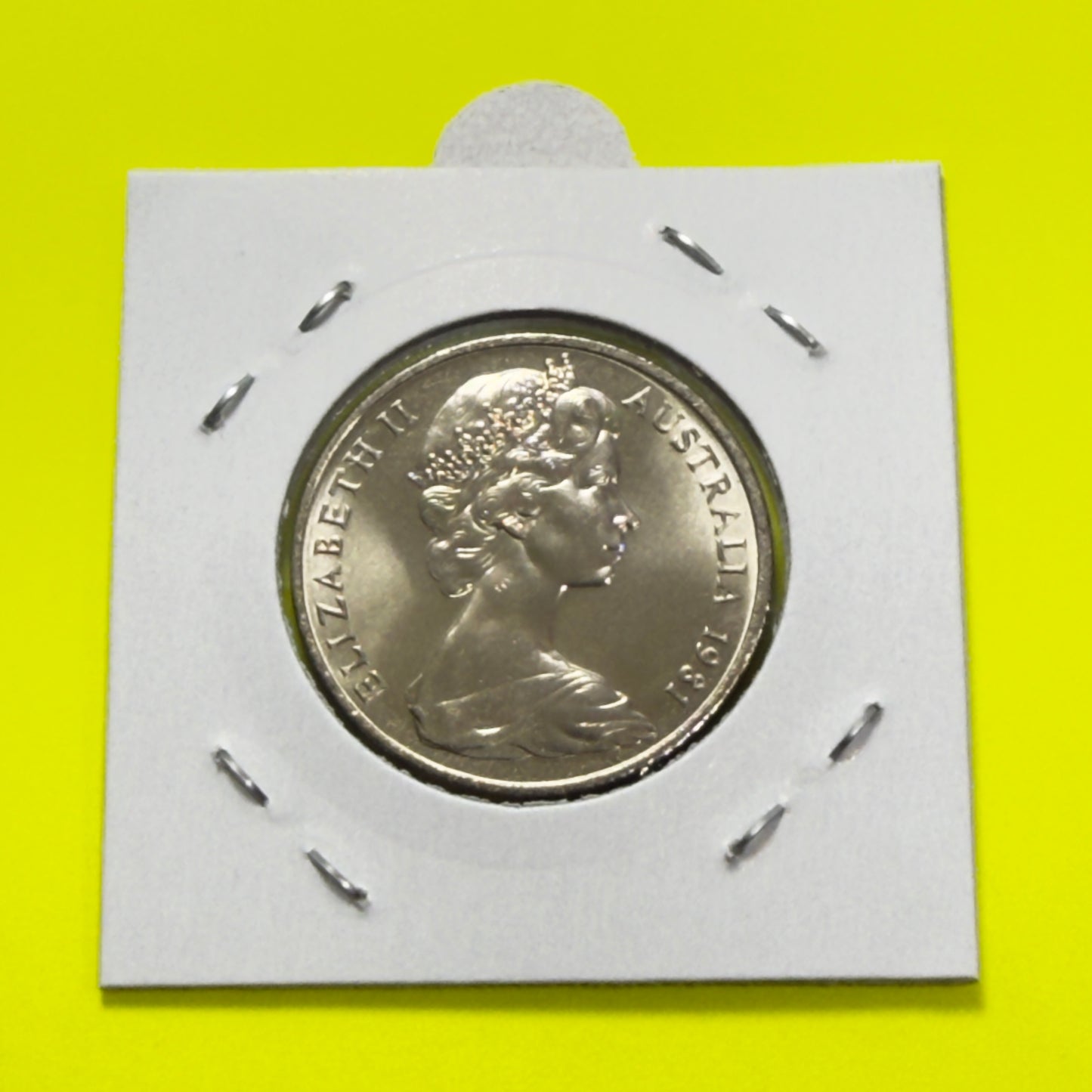 1981 20 Cent Coin - Uncirculated - Twenty Cent 20c - Ex RAM Roll - in 2x2