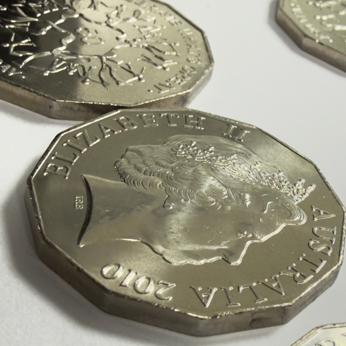 2010 50 Cent Coin - Uncirculated- Celebrate Australia - Ex RAM Roll In 2x2