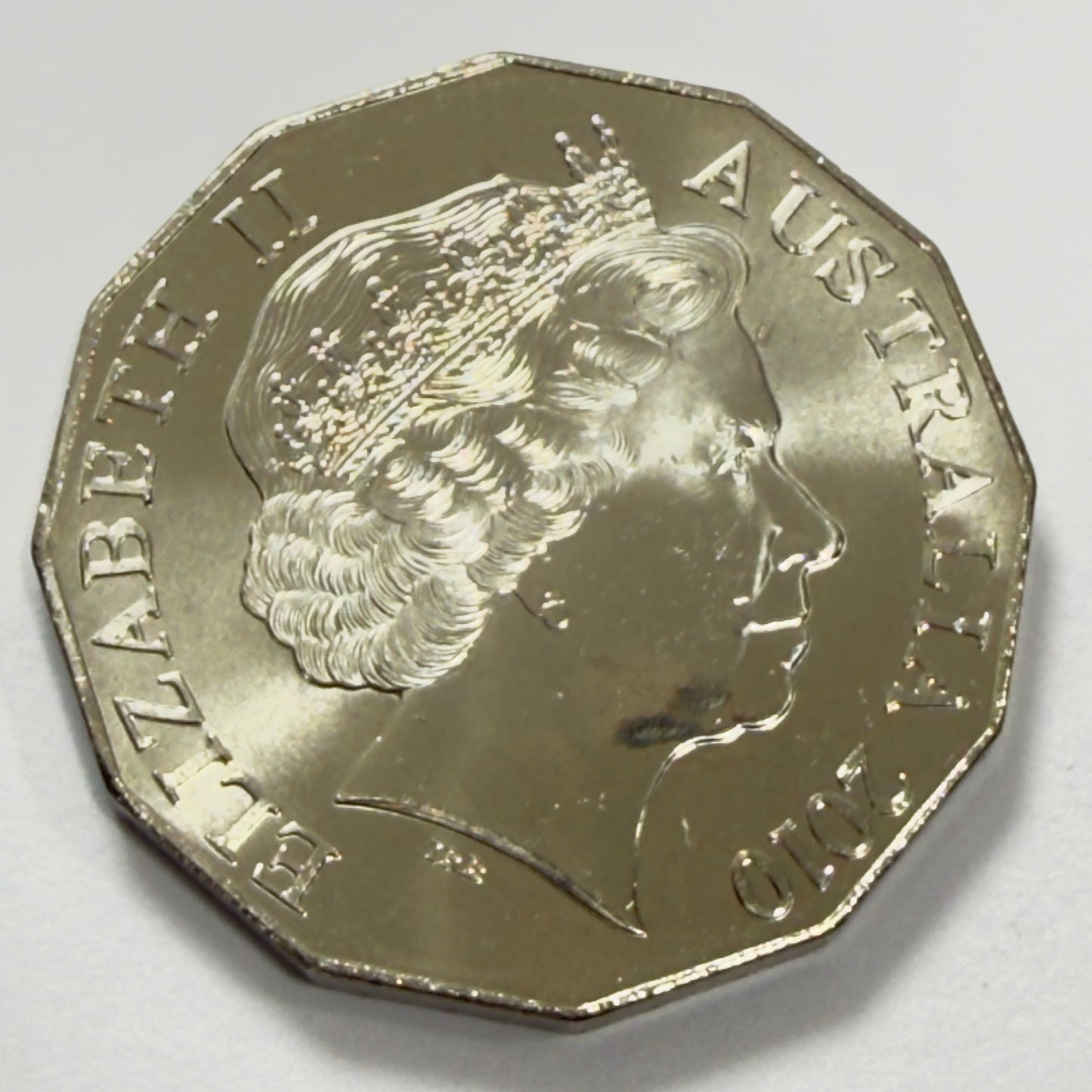 2010 50 Cent Coin - Uncirculated- Celebrate Australia - Ex RAM Roll In 2x2