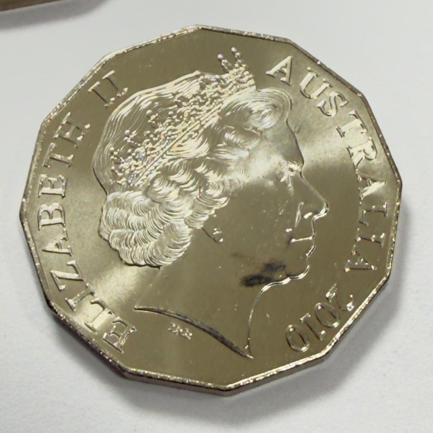 2010 50 Cent Coin - Uncirculated- Celebrate Australia - Ex RAM Roll In 2x2