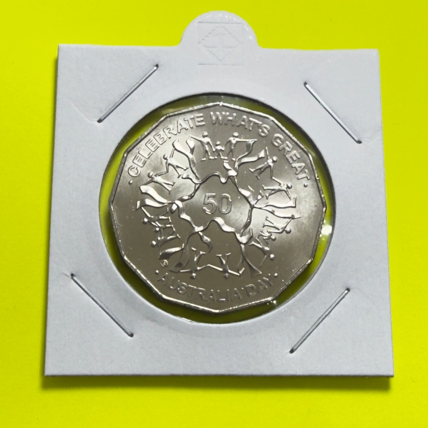 2010 50 Cent Coin - Uncirculated- Celebrate Australia - Ex RAM Roll In 2x2