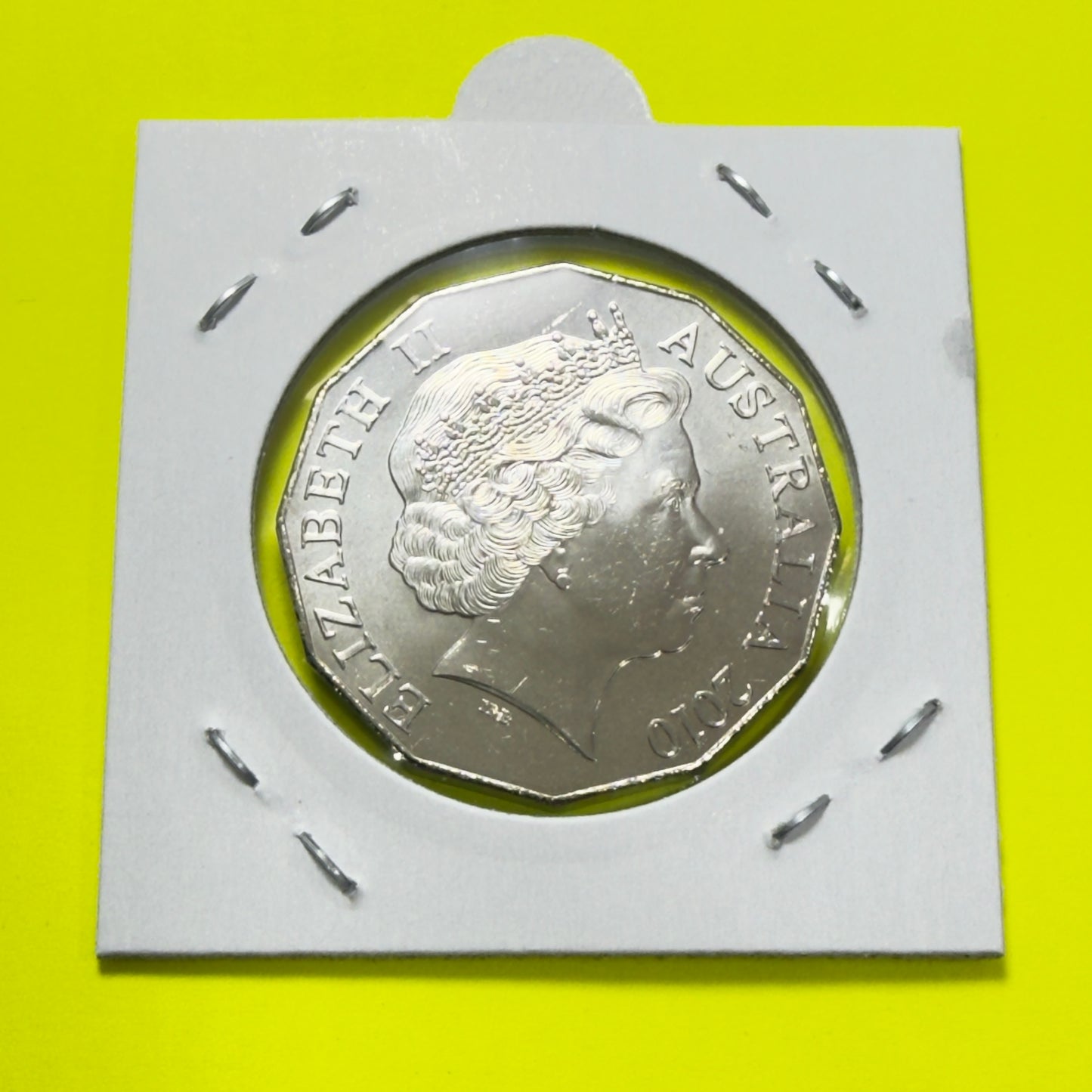 2010 50 Cent Coin - Uncirculated- Celebrate Australia - Ex RAM Roll In 2x2