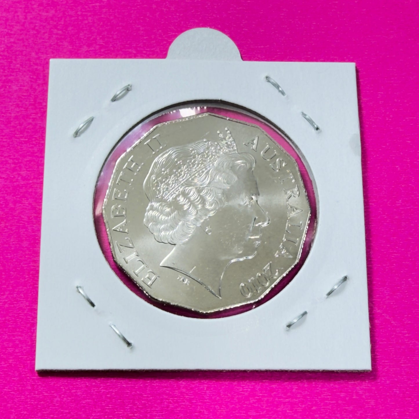2010 50 Cent Coin - Uncirculated- Celebrate Australia - Ex RAM Roll In 2x2