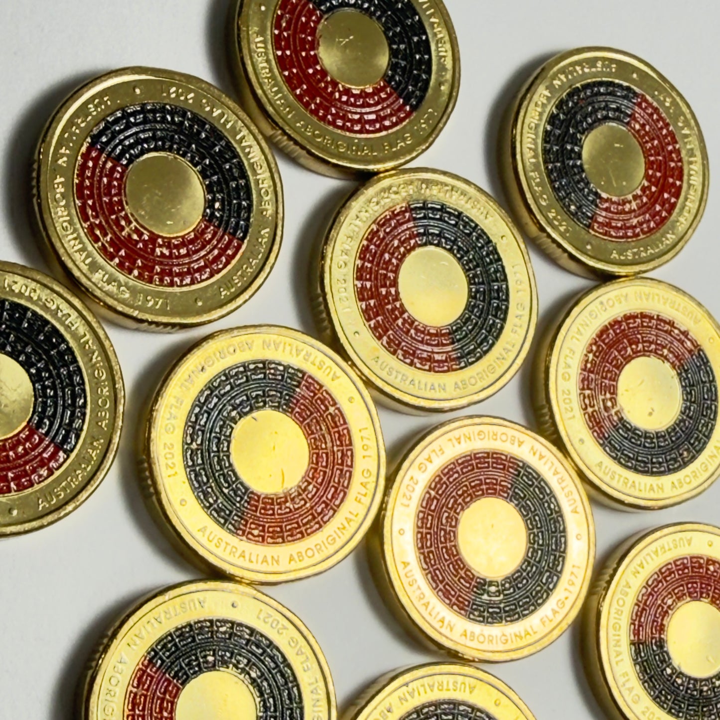 2021 $2 Aboriginal Flag Coin - Uncirculated - Two Dollar - comes in 2x2