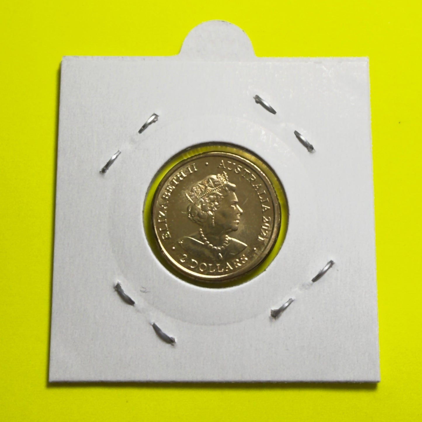 2021 $2 Aboriginal Flag Coin - Uncirculated - Two Dollar - comes in 2x2
