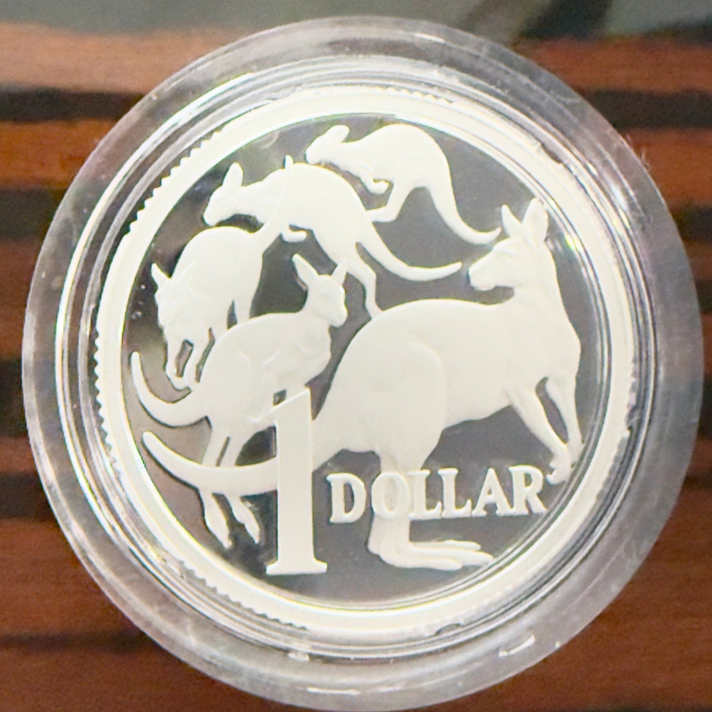 2026 $1 Mob Of 5 Roos - .999 Fine Silver Proof Coin in Original Capsule