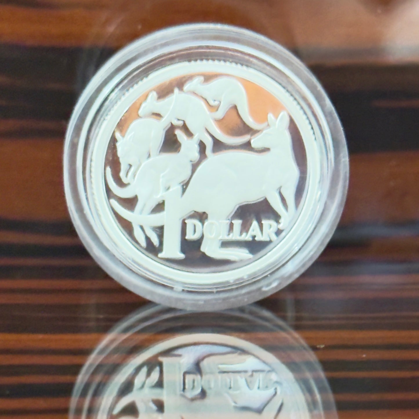 2026 $1 Mob Of 5 Roos - .999 Fine Silver Proof Coin in Original Capsule