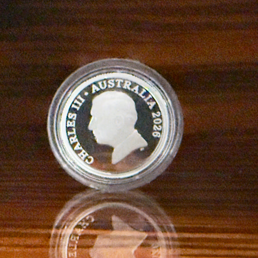 2026 $1 Mob Of 5 Roos - .999 Fine Silver Proof Coin in Original Capsule