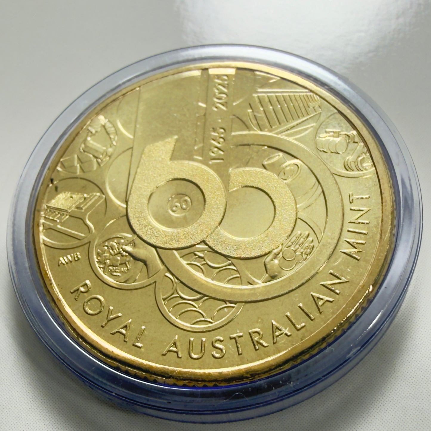 2025 $1 '60' Counterstamp - 60th Anniversary of RAM - ONLY 3169 Minted