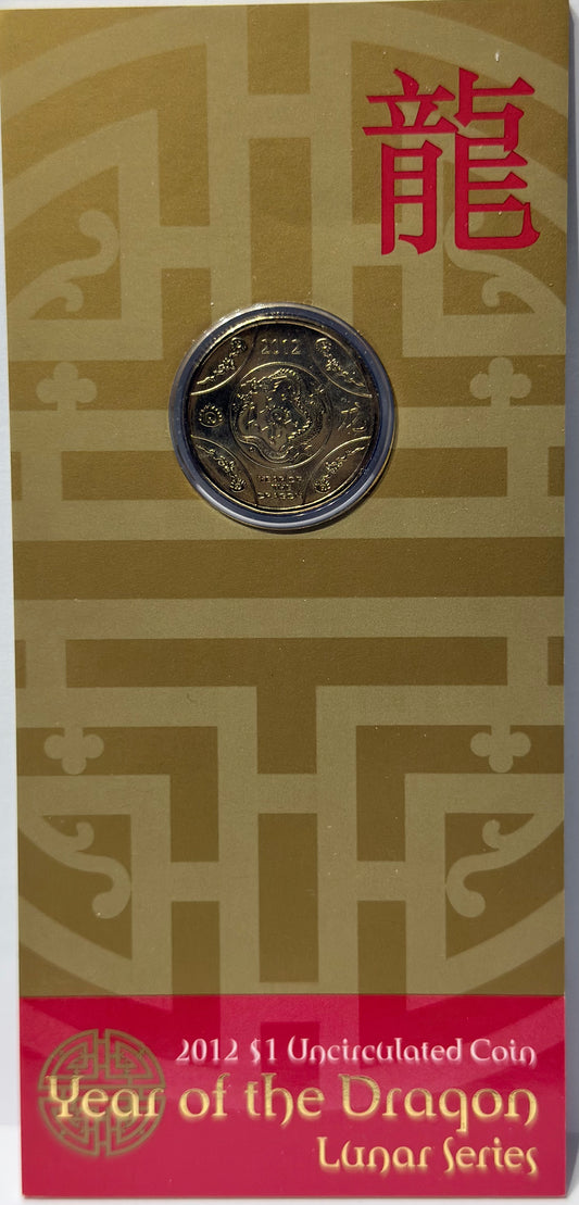 2012 $1 Year of the Dragon - Lunar Series